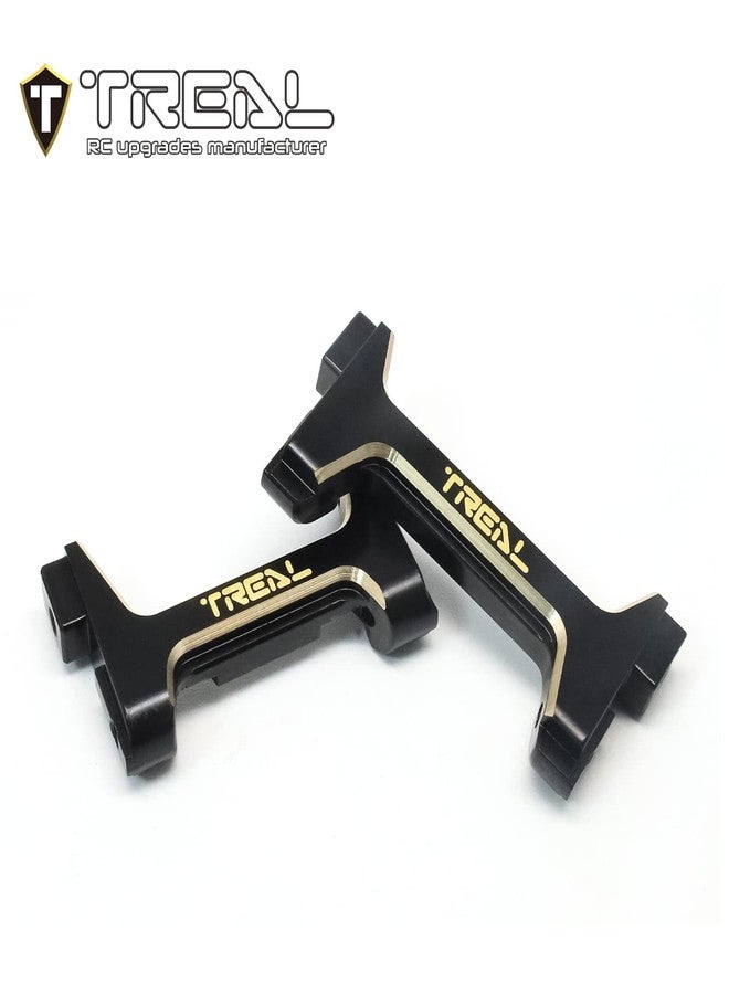 TREAL Brass Front and Rear Bumper Mounts Set (F&R) Heavy Weight Upgrades Compatible with 1/18 TR4M - Image 2